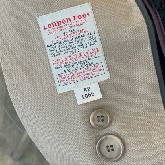 London Fog Main Coat Rain Jacket. - Picture 11 of 14